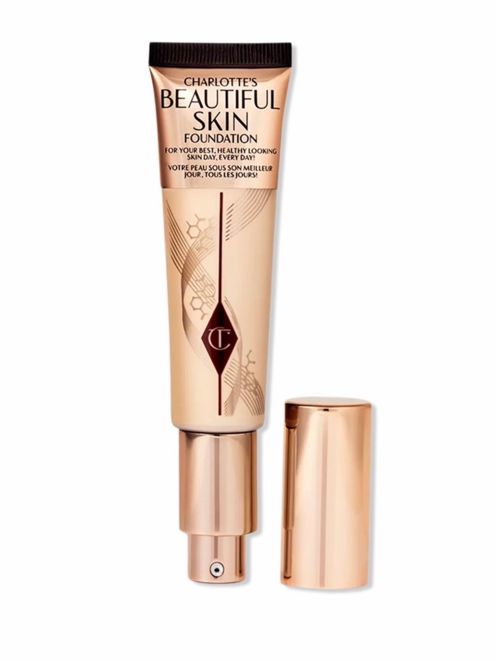 NIB Charlotte Tilbury Beautiful Skin Foundation – 2 Warm